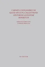 Fester Einband Carmen choliambicum quod apud Ps.-Callisthenis Historiam Alexandri reperitur von 