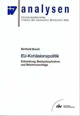 E-Book (pdf) EU-Kohäsionspolitik von Berthold Busch