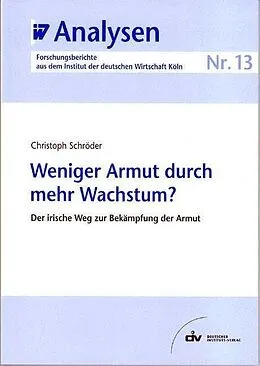 E-Book (pdf) Weniger Armut durch mehr Wachstum? von Christoph Schröder