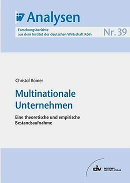 E-Book (pdf) Multinationale Unternehmen von Christof Römer
