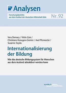 E-Book (pdf) Internationalisierung der Bildung von Vera Demary, Wido Geis, Christiane Konegen-Grenier
