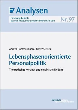 E-Book (pdf) Lebensphasenorientierte Personalpolitik von Andrea Hammermann, Oliver Stettes