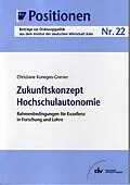 E-Book (pdf) Zukunftskonzept Hochschulautonomie von Christiane Konegen-Grenier