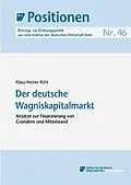 E-Book (pdf) Der deutsche Wagniskapitalmarkt von Klaus H Röhl