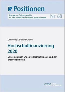 E-Book (pdf) Hochschulfinanzierung 2020 von Christiane Konegen-Grenier