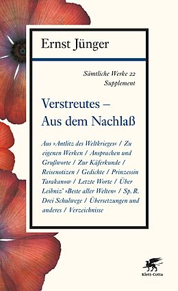 E-Book (epub) Sämtliche Werke - Band 22 von Ernst Jünger