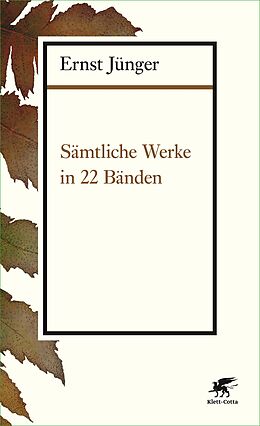 E-Book (epub) Sämtliche Werke in 22 Bänden von Ernst Jünger