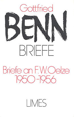 Fester Einband Briefe an F. W. Oelze. 1950-1956 (Briefe) von Gottfried Benn