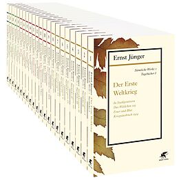 Kartonierter Einband Sämtliche Werke in 22 Bänden von Ernst Jünger