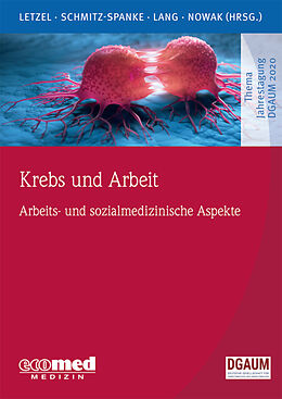 Kartonierter Einband Krebs und Arbeit von Stephan Letzel, Simone Schmitz-Spanke, Jessica Lang