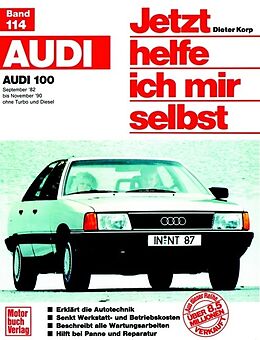 Kartonierter Einband Audi 100 (82-90) von Dieter Korp