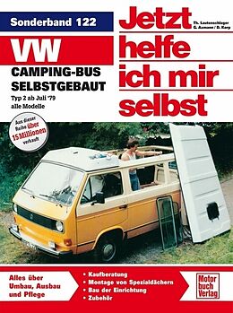 Kartonierter Einband VW-Campingbus selbstgebaut von Thomas Lautenschlager, Gerhard Axmann