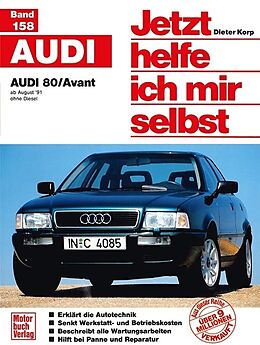 Kartonierter Einband Audi 80/ Avant von Dieter Korp
