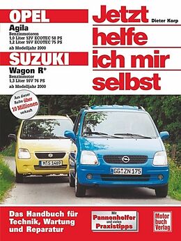 Fester Einband Opel Agila / Suzuki Wagon R+ von Friedrich Schröder