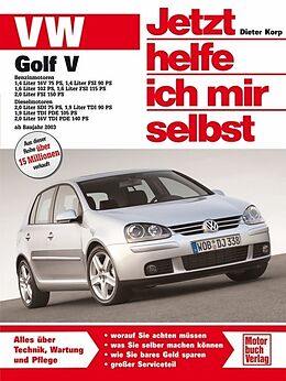 Kartonierter Einband VW Golf V von Dieter Korp