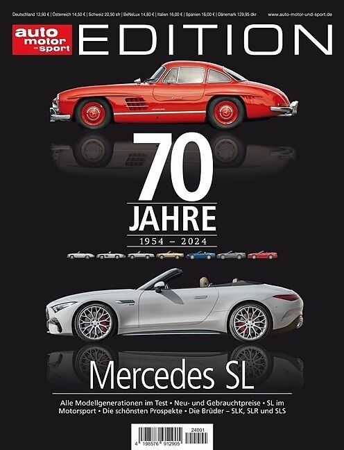 auto motor und sport Edition - 70 Jahre Mercedes SL