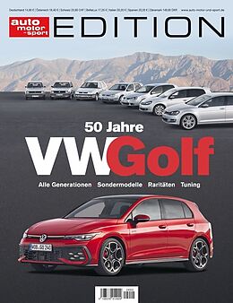 Kartonierter Einband auto motor und sport Edition - 50 Jahre VW Golf von 