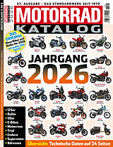 Kartonierter Einband (Kt) MOTORRAD Katalog 2026 von 