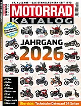 Kartonierter Einband MOTORRAD Katalog 2026 von 