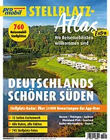 Kartonierter Einband promobil Stellplatz-Atlas 01/2026 Deutschlands schöner Süden von 