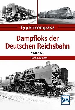 Kartonierter Einband Dampfloks der Deutschen Reichsbahn von Heinrich Petersen