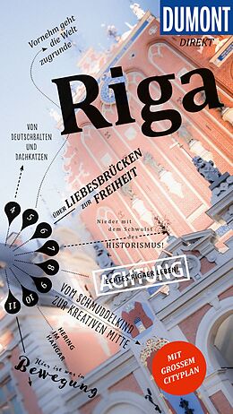 Kartonierter Einband DuMont direkt Reiseführer Riga von Jochen Könnecke, Mirko Kaupat