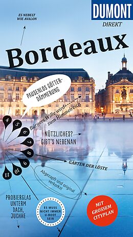 Kartonierter Einband (Kt) DuMont direkt Reiseführer Bordeaux von Manfred Görgens