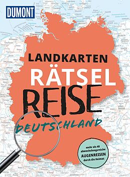 Kartonierter Einband Landkarten-Rätselreise Deutschland von Nadine Ormo, Michael Laufersweiler