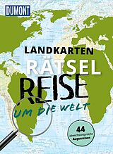 Kartonierter Einband Landkarten-Rätselreise um die Welt von Nadine Ormo, Michael Laufersweiler