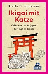 Kartonierter Einband Ikigai mit Katze von Carla Francis Fentiman