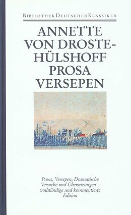 Fester Einband Sämtliche Werke in zwei Bänden von Annette von Droste-Hülshoff