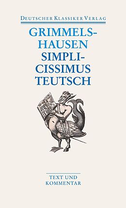 Kartonierter Einband Simplicissimus Teutsch von Hans Jacob Christoffel von Grimmelshausen
