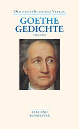 Kartonierter Einband Gedichte 1800-1832 von Johann Wolfgang Goethe
