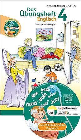 Kartonierter Einband Das Übungsheft Englisch 4 von Tina Kresse, Susanne McCafferty