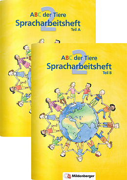 Kartonierter Einband ABC der Tiere 2  Spracharbeitsheft, Teil A und B, 2. Klasse von Rosmarie Handt, Klaus Kuhn, Irene Fink