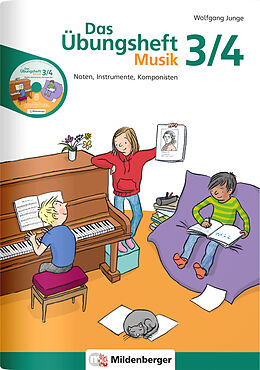 Geheftet Das Übungsheft Musik 3/4 von Wolfgang Junge