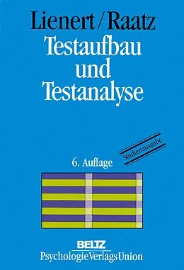 E-Book (pdf) Testaufbau und Testanalyse von Gustav A. Lienert, Ulrich Raatz