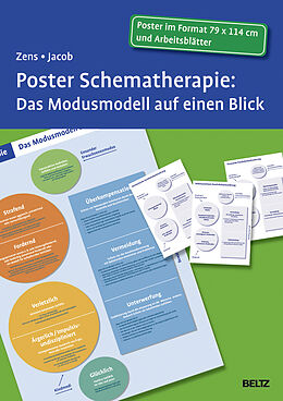 Kartonierter Einband (Kt) Poster Schematherapie: Das Modusmodell auf einen Blick von Christine Zens, Gitta Jacob