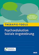 Kartonierter Einband Therapie-Tools Psychoedukation Soziale Angststörung von Silka Hagena