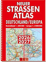 Kartonierter Einband Neuer Straßenatlas Deutschland/Europa 2026/2027 von 