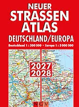 Kartonierter Einband Neuer Straßenatlas Deutschland/Europa 2027/2028 von 