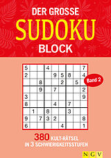 Kartonierter Einband Der große Sudokublock Band 2 von 