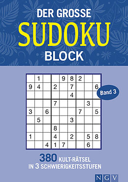 Kartonierter Einband Der große Sudokublock Band 3 von 