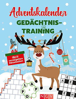 Kartonierter Einband Adventskalender Gedächtnistraining von 