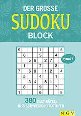 Kartonierter Einband Der große Sudokublock Band 7 von 