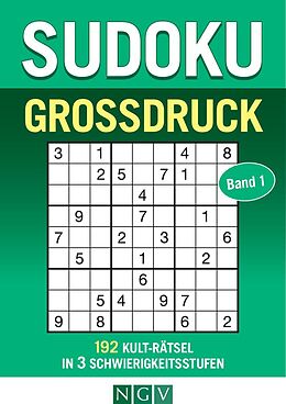 Kartonierter Einband Sudoku Großdruck - Band 1 von 