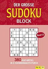 Kartonierter Einband Der große Sudoku Block Band 12 von 