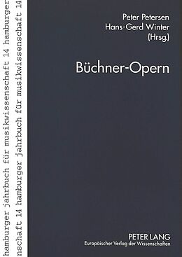 Kartonierter Einband (Kt) Büchner-Opern von 