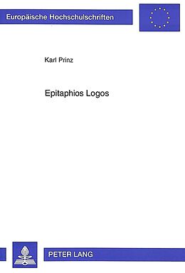 Kartonierter Einband Epitaphios Logos von Karl Prinz