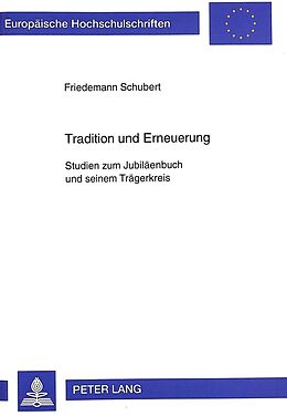 Kartonierter Einband Tradition und Erneuerung von Friedemann Schubert